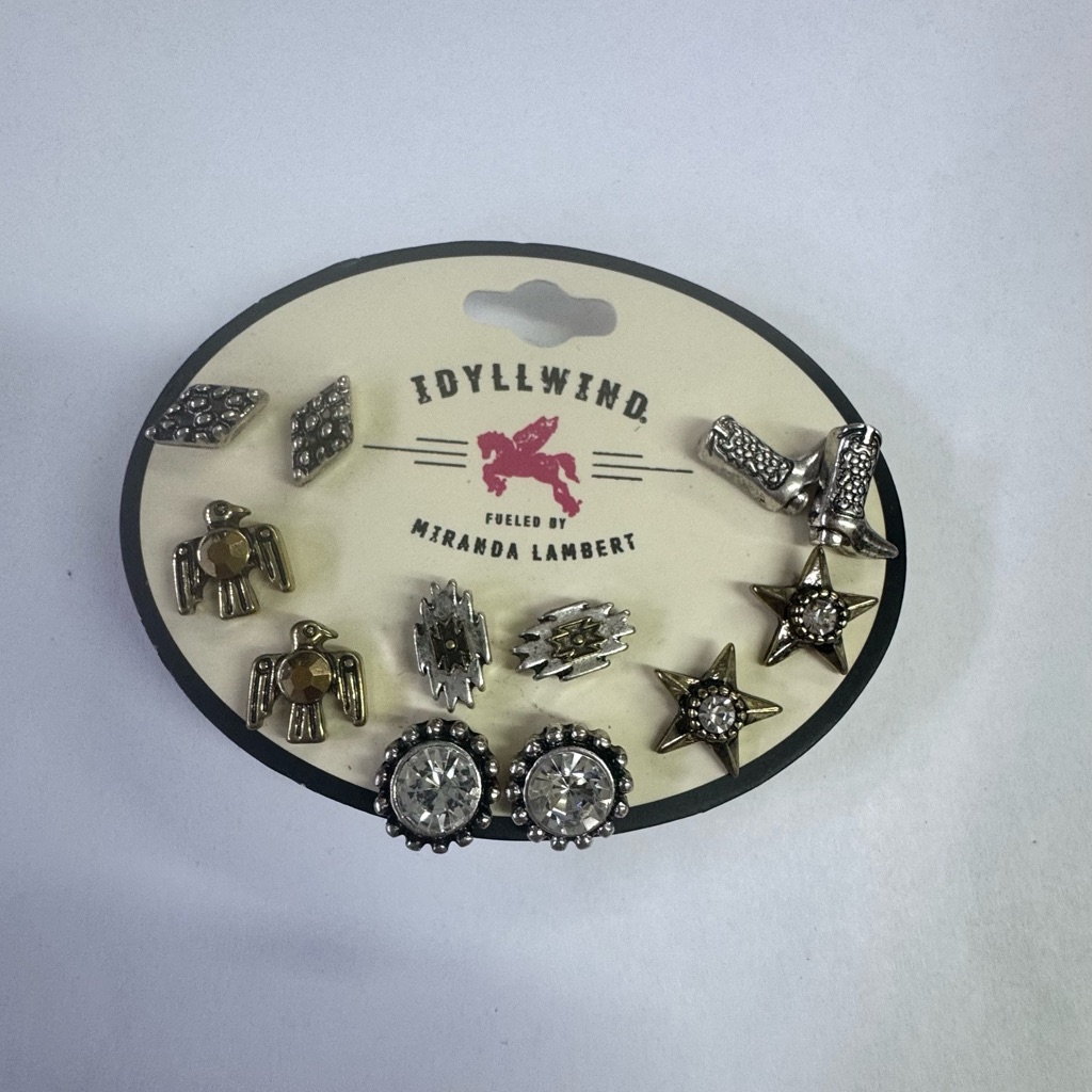 Idyllwind Silver And Gold Earring Set